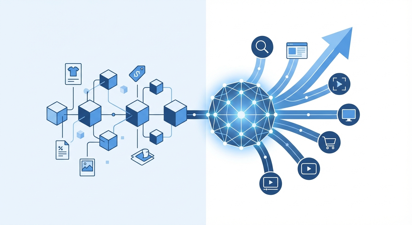 Estrategia de Performance Max con solo feed de productos